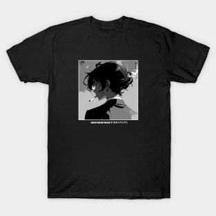 Smoking Male - Anime Aesthetic T-Shirt